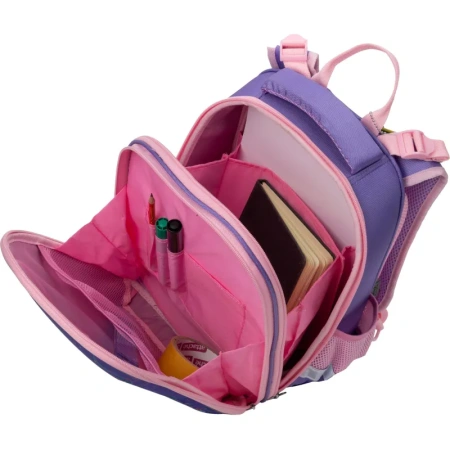 Ранец Комус Класс Аксолотль фиолетовый с двумя отделениями (с  наполнителем)