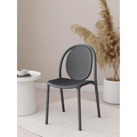 Стул Sheffilton SHT-S172 тёмно-серый (пластик)