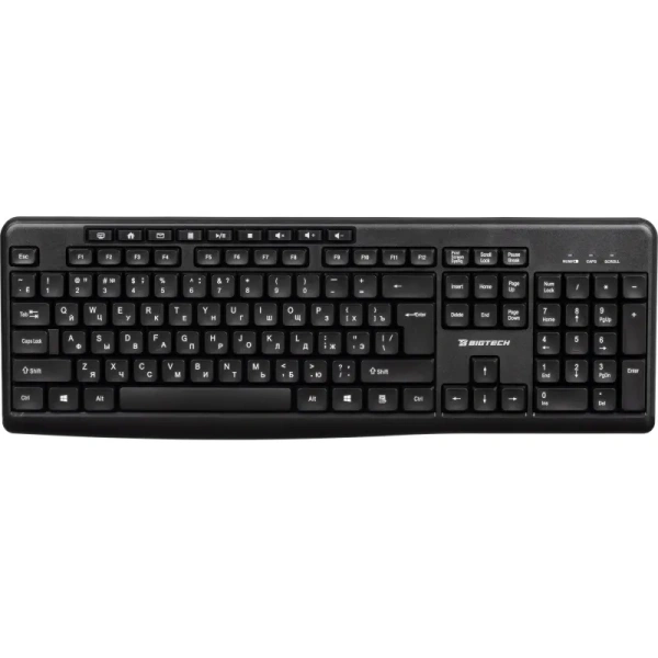 Клавиатура беспроводная BigTech BM-KW270BK (KD-270W)