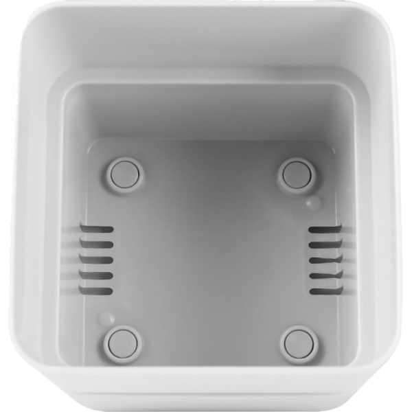 Кашпо с поддоном La decoro Фиори 0.45 л белое (8.6x9.6 см)