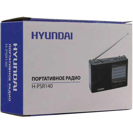 Радиоприемник Hyundai H-PSR140 черный