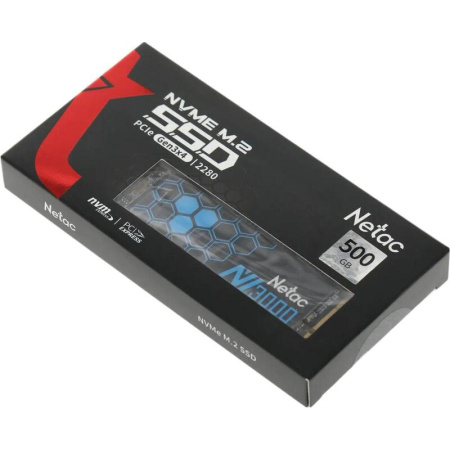 SSD накопитель Netac NV3000 500 ГБ (NT01NV3000-500-E4X)