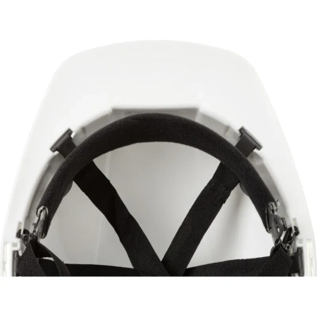 Каска защитная TOPFORT Стандарт 201 белая с храповым механизмом