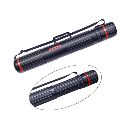 Тубус Стамм на ремне (длина 63-110 см, диаметр 9 см, черный)