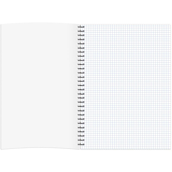 Бизнес-тетрадь Attache Economy А4 96 листов бежевая в клетку на спирали  (204x291 мм)