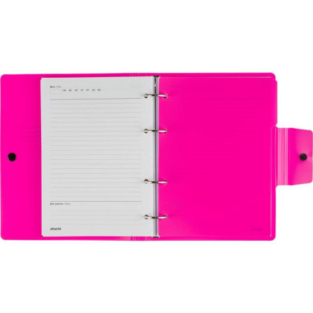 Ежедневник недатированный Attache Digital пластик A5 136 листов розовый (175x220 мм)