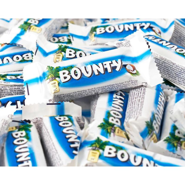 Шоколадные батончики Bounty мини 1кг