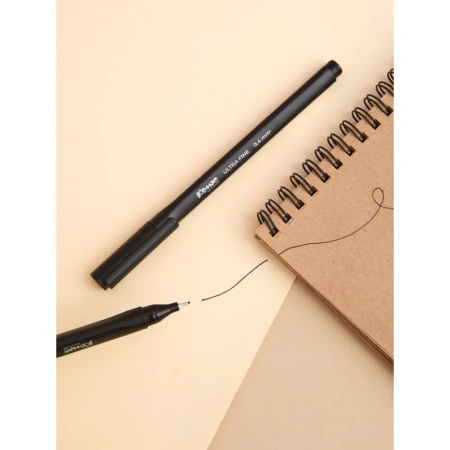 Линер Комус Ultra Fine черный (толщина линии 0.4 мм)