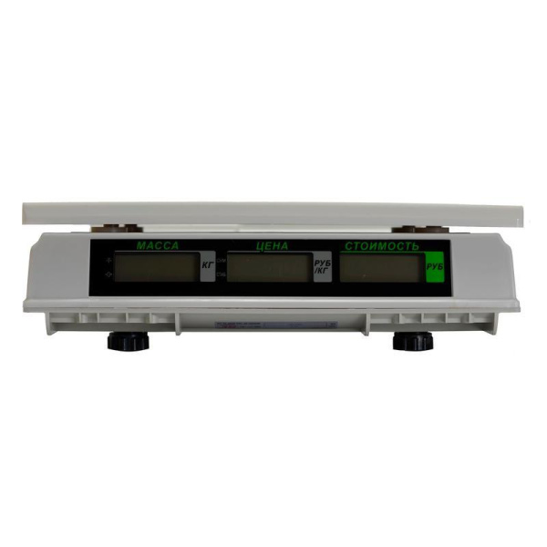 Весы торговые настольные M-ER 326AC-32.5 Slim LCD белые