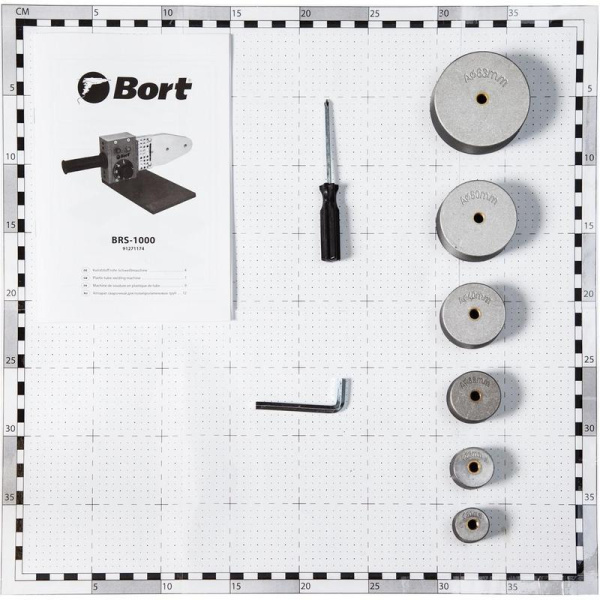 Аппарат для сварки пластиковых труб Bort (BRS-1000)