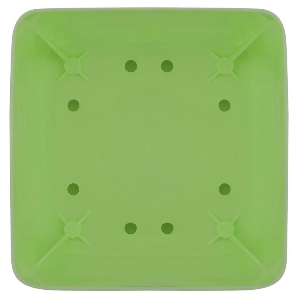 Горшок для цветов InGreen Microcosm зеленый (11.3х11.3х11.5 см)