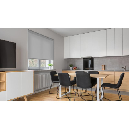 Рулонная штора полиэстер серые (50х158.3 см)