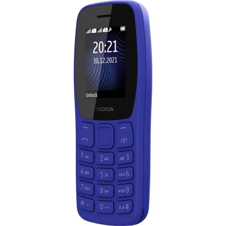 Мобильный телефон Nokia 105 TA-1416 DS синий (SP01Z07Z1950Y)
