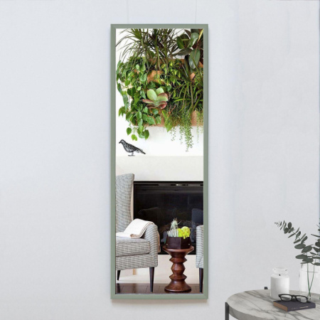 Зеркало настенное Комус Мебель (зелёный, 440х1240 мм)