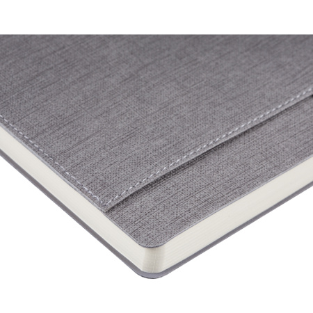 Ежедневник недатированный Bruno Visconti Marseille искусственная кожа А5 136 листов серый (147x212 мм) (артикул производителя 3-215/06)