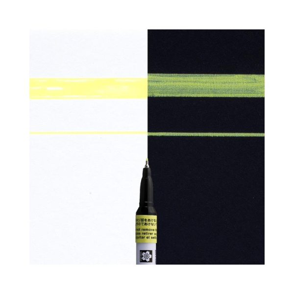 Маркер промышленный Sakura Pen-Touch для универсальной маркировки желтый  (0.7 мм)