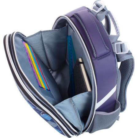 Ранец Комус Класс Basic Собачка синий с двумя отделениями