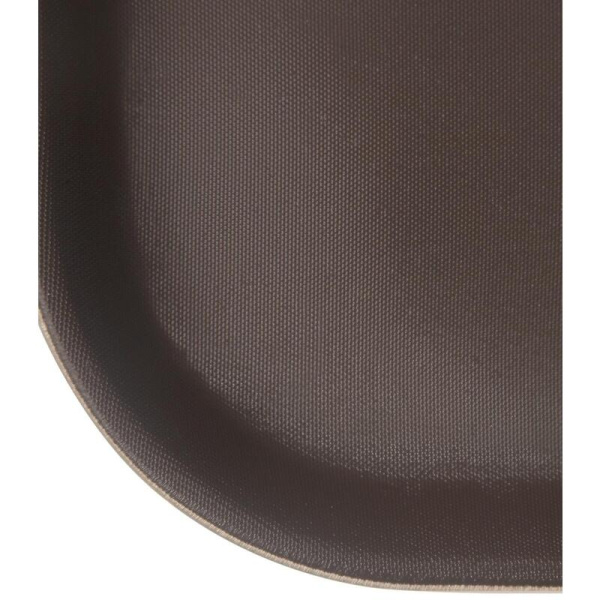 Поднос пластиковый Verlex 45.5х35.5 см коричневый (кт06)