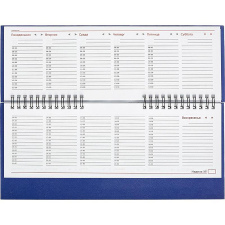 Планинг недатированный Attache бумвинил 64 листа синий (305х130 мм) Планинг недатированный Attache бумвинил 64 листа синий (305х130 мм)