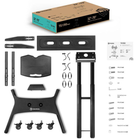 Кронштейн Onkron TS1350 черный Кронштейн Onkron TS1350 черный