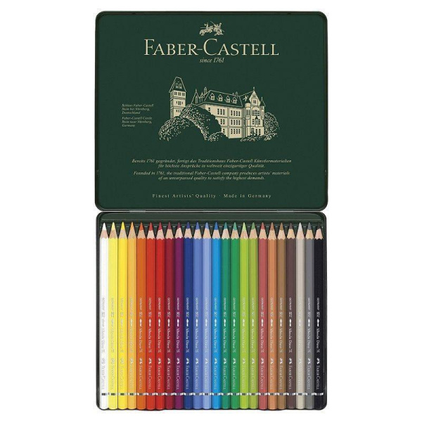 Карандаши цветные акварельные Faber-Castell Albrecht Durer 24 цвета шестигранные