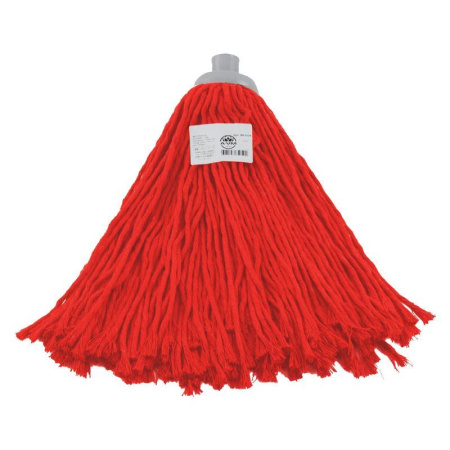 Насадка МОП веревочная A-VM Алабама хлопок 30 см красная