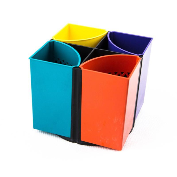 Подставка для канцелярских мелочей Attache Квартет разноцветная 8 отделений