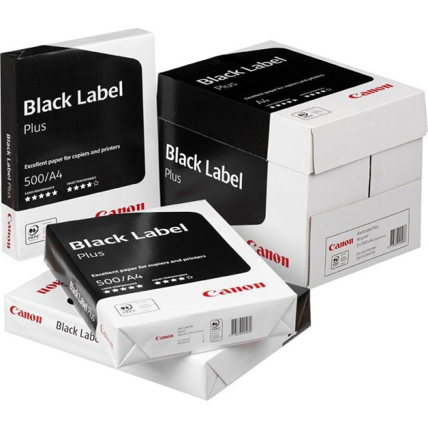 Бумага для офисной техники Canon Black Label Plus (А4, марка B, 80 г/кв.м, 500 листов)