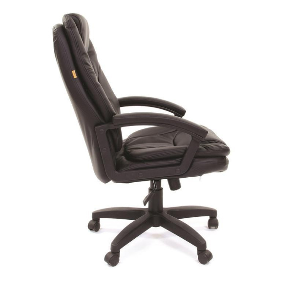 Кресло для руководителя Chairman 668 LT черное (экокожа, пластик)