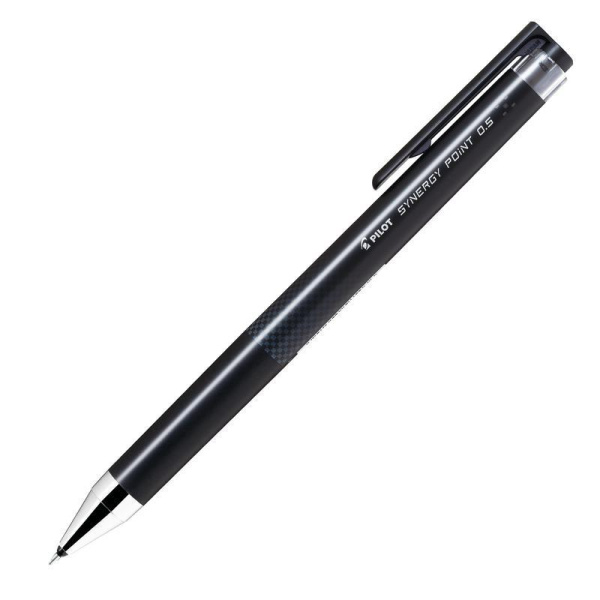 Ручка гелевая автоматическая Pilot BLRT-SNP5 Synergy Point черная (толщина линии 0.25 мм)