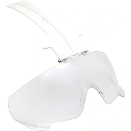 Очки защитные открытые строительные Еланпласт прозрачные с креплением на  каску