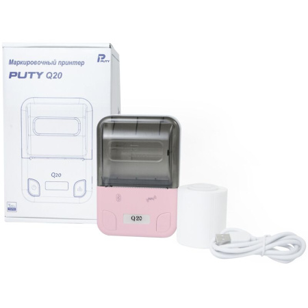 Принтер этикеток Puty Q20 (Q20 pink)
