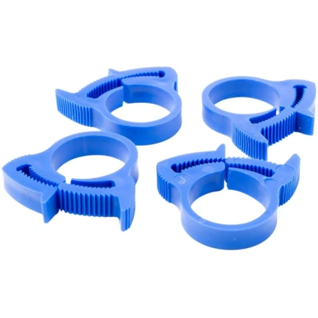 Хомут пластиковый Clip-Track 16-20 мм синий 4 штуки