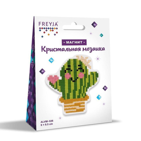Набор для изготовления алмазной мозаики Фрея Кактус