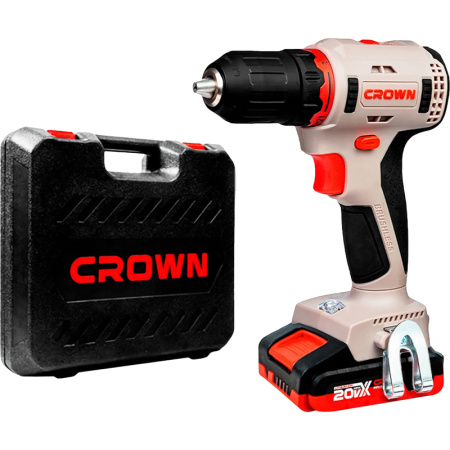 Дрель-шуруповерт аккумуляторная Crown CT21091HX-2 BMC Дрель-шуруповерт аккумуляторная Crown CT21091HX-2 BMC