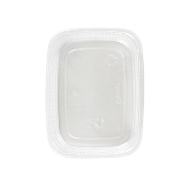 Одноразовый пластиковый контейнер Юпласт для салатов 125 мл прозрачный (1000 штук в упаковке)