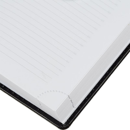 Ежедневник недатированный Attache Agenda искусственная кожа A6 160 листов черный (100x150 мм)