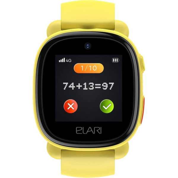 Смарт-часы Elari 4G Lite желтые (KP-4G-L-YEL)