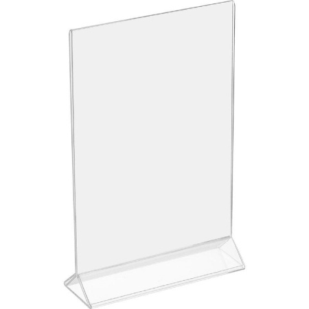 Держатель для информации (менюхолдер) акрил A5 148х210 мм прозрачный (10  штук в упаковке)