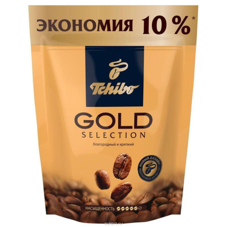Кофе растворимый Tchibo Gold Selection 75 г (пакет)