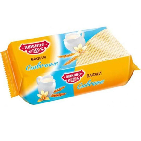 Вафли Яшкино сливочные 200 г