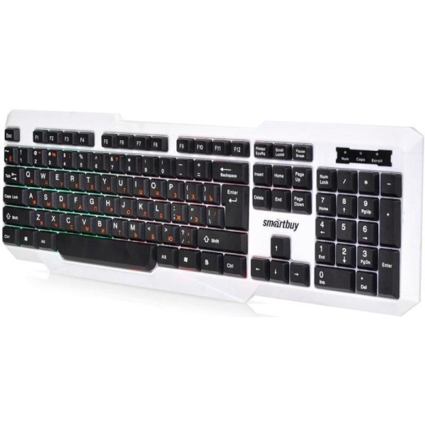 Клавиатура Smartbuy ONE 333 USB (SBK-333U-WK) белая