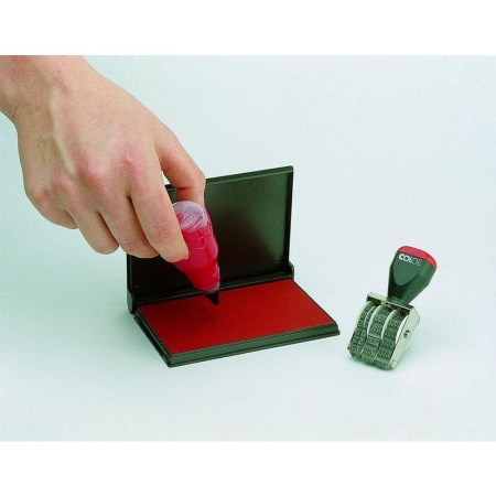 Подушка штемпельная настольная Colop Micro 1, зеленая, 9х5 см