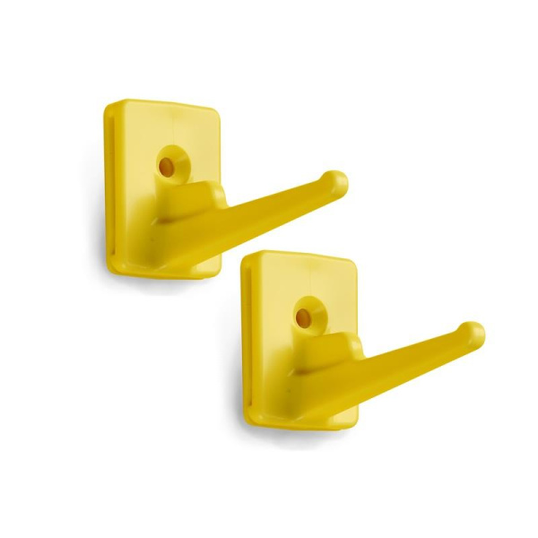Крючок для инвентаря Haccper Control Point желтый (2 штуки в упаковке)