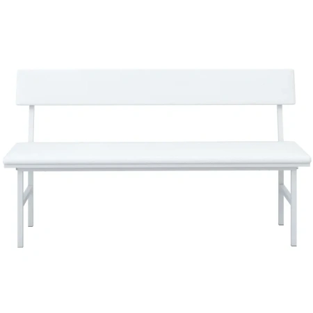 Банкетка НУМЛ-МСК БЛ/МСК-208 белая (винилискожа)