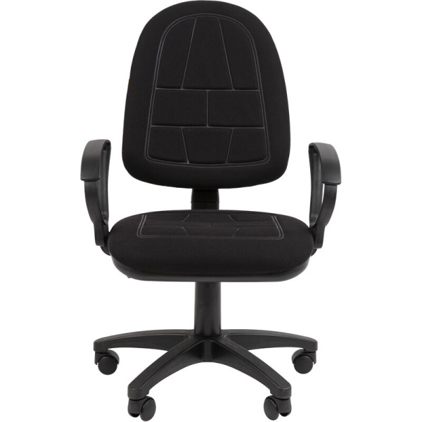 Кресло офисное Chairman 205 черное (ткань, пластик)