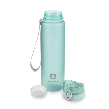 Бутылка для воды голубая 1000 мл