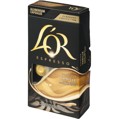 Кофе в капсулах для кофемашин L'OR Espresso Vanilla (10 штук в упаковке)