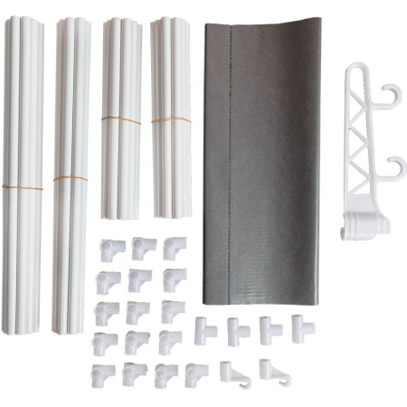 Вешалка гардеробная напольная Helex Home W-04-1 (белая)