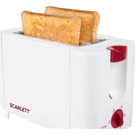 Тостер SCARLETT SC-TM11013, 650Вт, белый